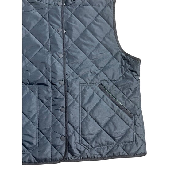 NWT Orvis Quilted Vest Full Zip Insulated Pockets Outdoor Black/Blue Men's Sz XL - Picture 4 of 10